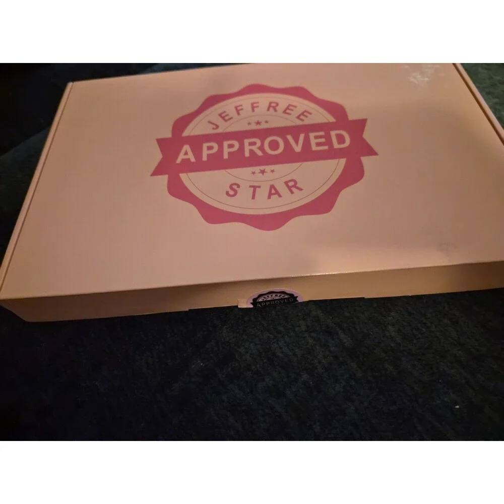Jeffree Star Cosmetics Pink Chrome 'Jeffree Star Approved' Hand Mirror IOB New!